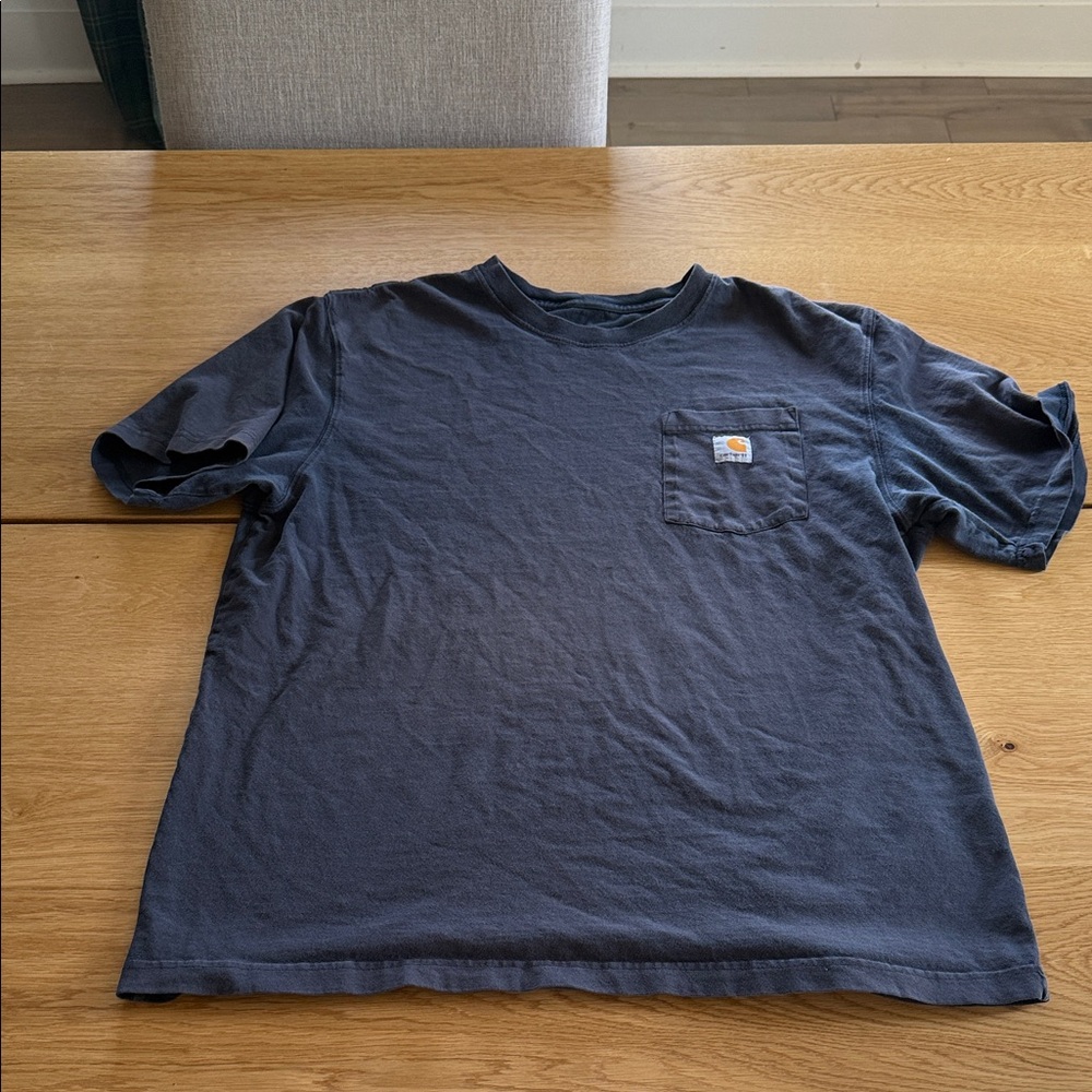 Carhartt Men's Dark Blue Short Sleeve Tee